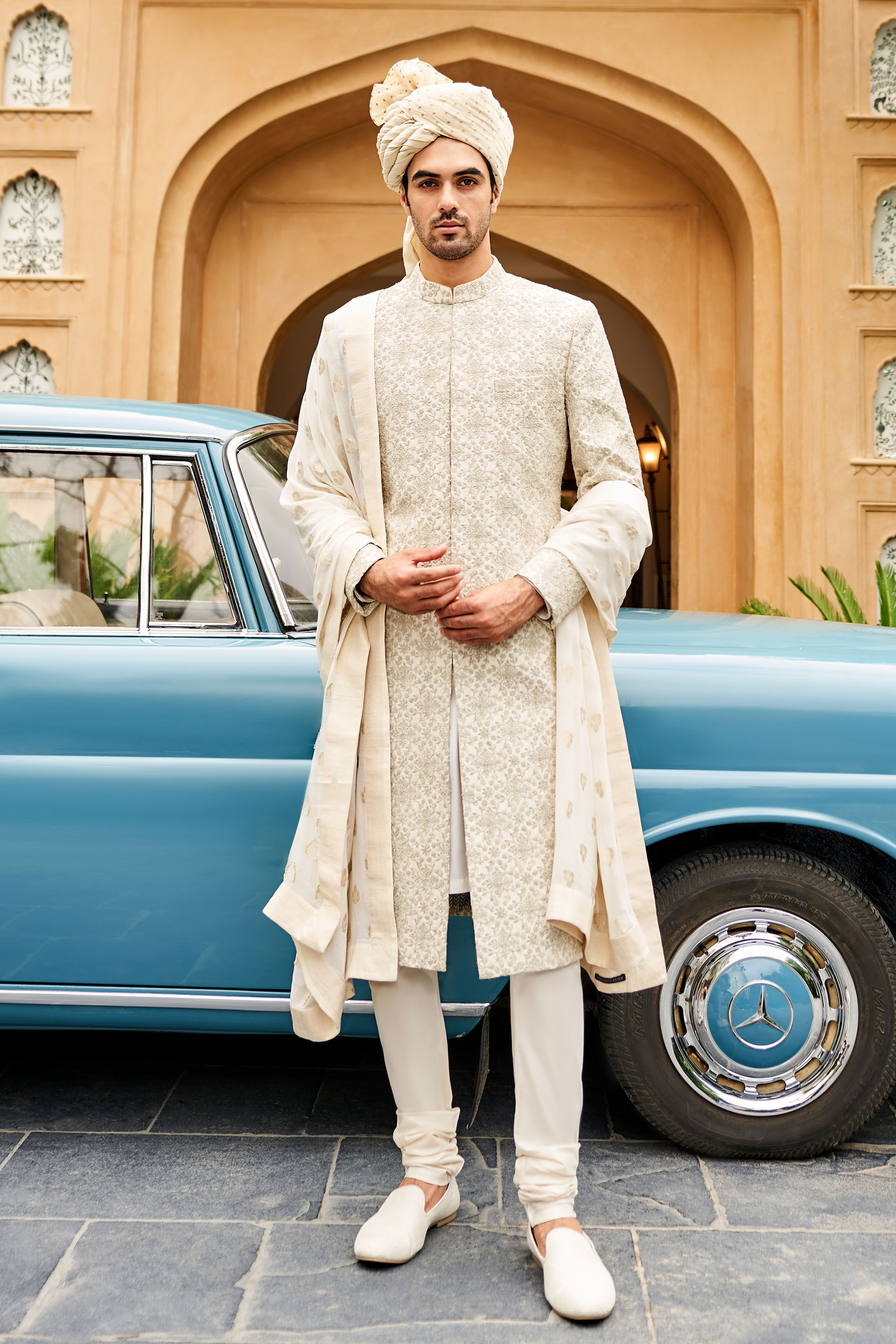 Ivaan Sherwani - Off White, Off White, image 3